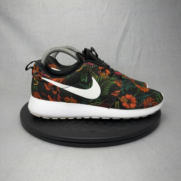 Nike Roshe Run 655206-810 Floral Total Orange Mens Size 6 - Picture 1 of 6